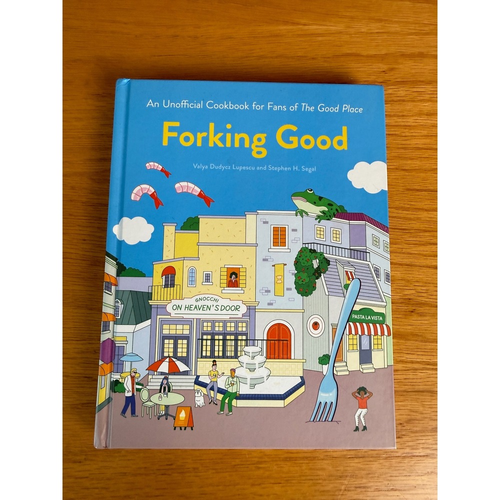 Forking Good The Good Place Cookbook Blue Hardcover